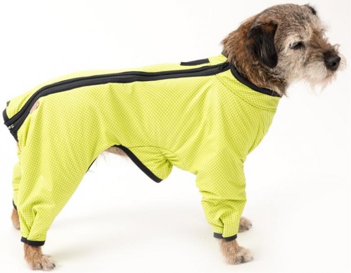 Obleček - Kombinéza "Trekky LUX"zateplená neon zelená 45 cm