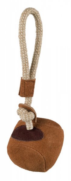 Kožený míč s poutkem 8 cm/26 cm