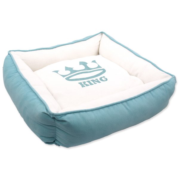 Pelech DOG FANTASY KING Square tyrkysový