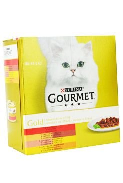 Gourmet Gold Mltp kočka kousky ve šťávě 8 x 85 g