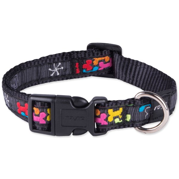 Obojek ROGZ Fancy Dress Multi Bone M