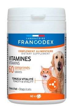 Francodex Vitamíny pes, kočka 60tab