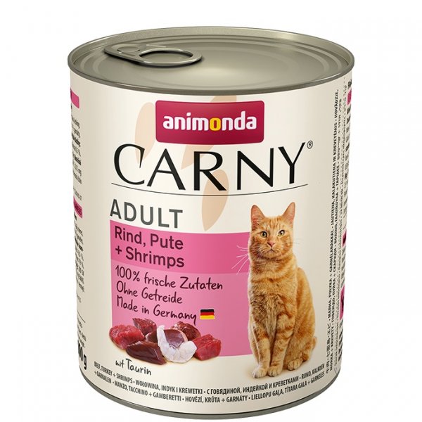 ANIMONDA konzerva CARNY Adult - hovězí, krůta, ráčci 800g