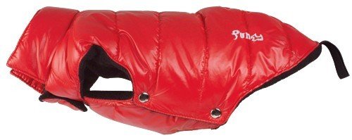 Obleček Fun Fashion Down Jacket - Red S 38