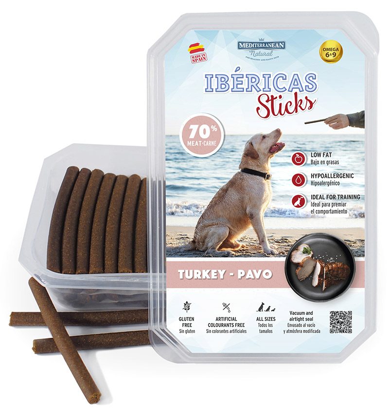 Pochoutka Ibéricas Sticks for Dog-Turkey 800g