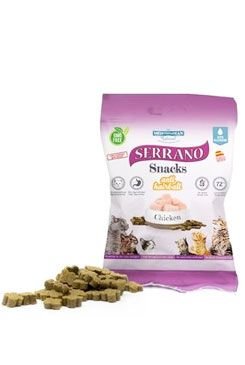 Serrano Snack Cat AntiHairball Chicken 50 g