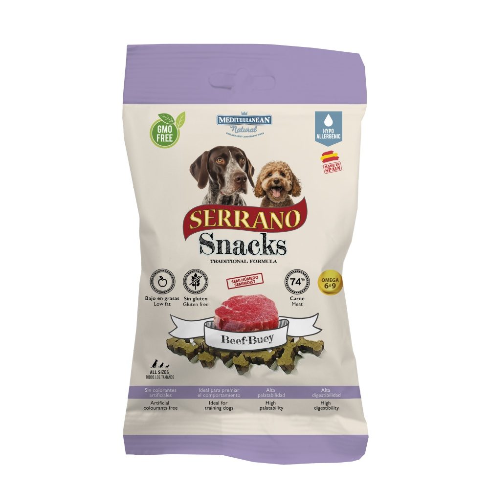 Serrano Snack Dog Beef 100 g