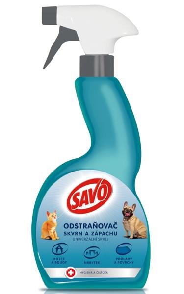 Savo Pet odstraňovač skvrn a zápachu uni. sprej 450ml
