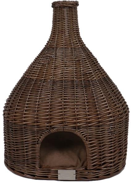 Iglú cat proutěné Provence s polštářkem