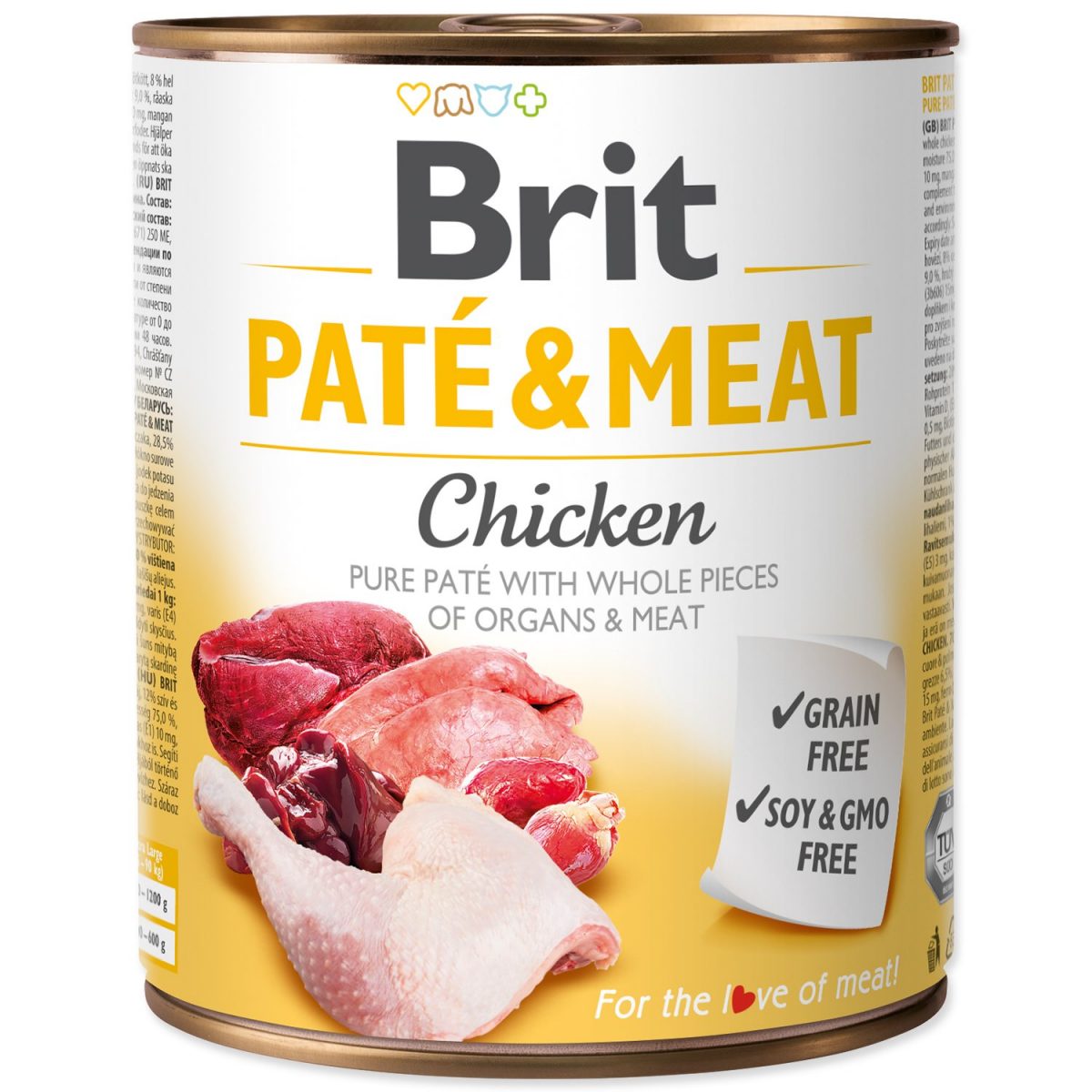 Brit Dog konz Paté & Meat Chicken 800g