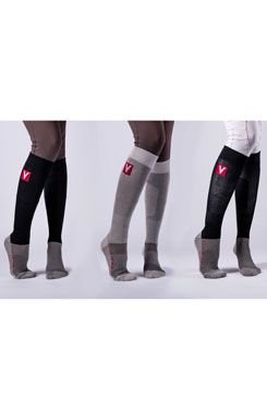 VETOFLEX RIDER SUMMER Silver Socks , vel. S černá