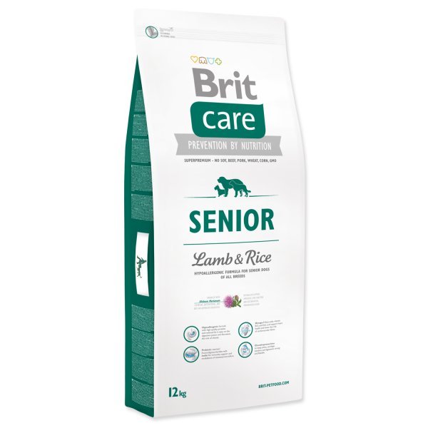Brit Care Dog Senior Lamb & Rice 2 x 12kg