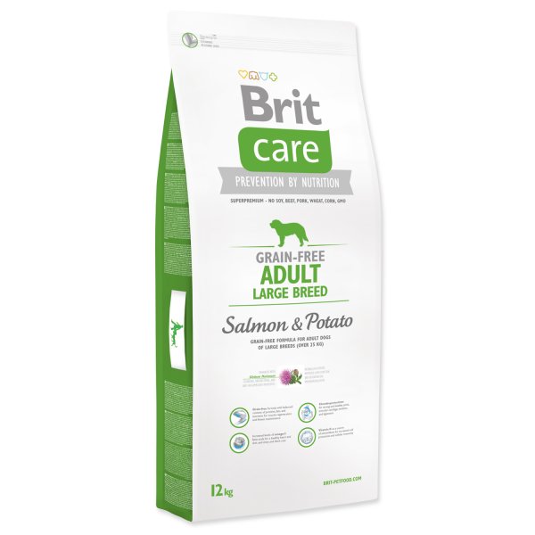 Brit Care Dog Grain-free Adult LB Salmon & Potato 2 x 12kg