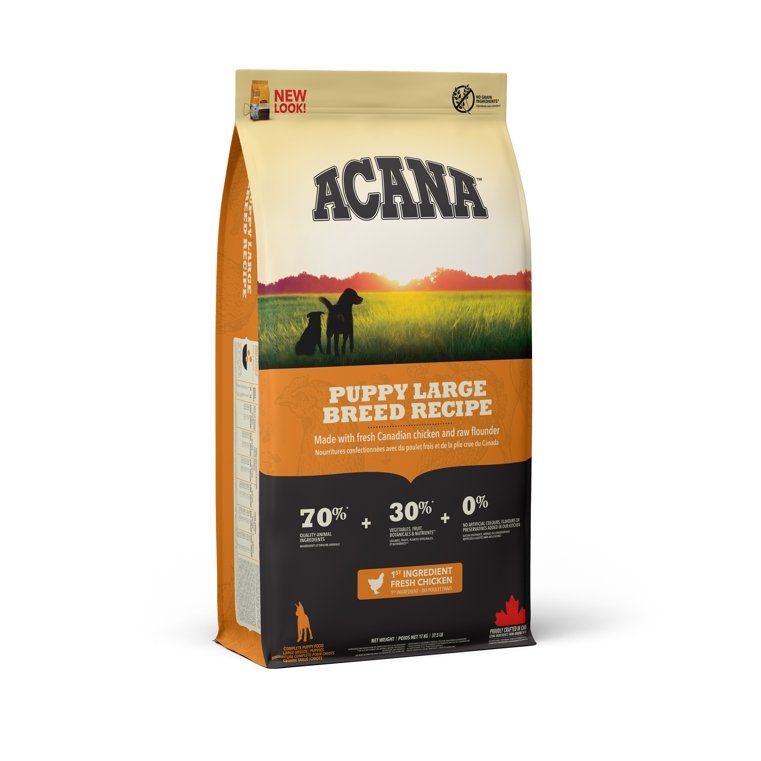 ACANA  PUPPY LARGE BREED RECIPE 2 x 11.4kg