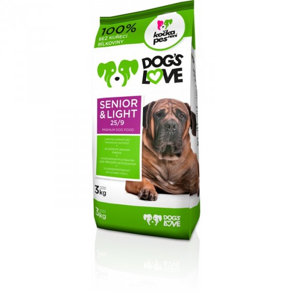 Dog´s Love Senior & Light 3 kg