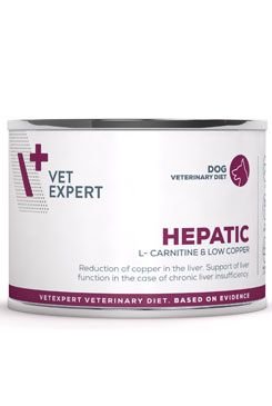 VetExpert 4T Hepatic Dog konzerva 200g