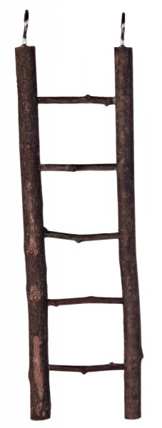 Natural Living dřevěný žebřík přírodní dřevo 5 příček/26 cm