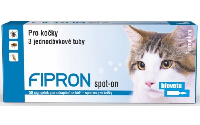 Fipron 50mg Spot-On Cat sol 3x0,5ml