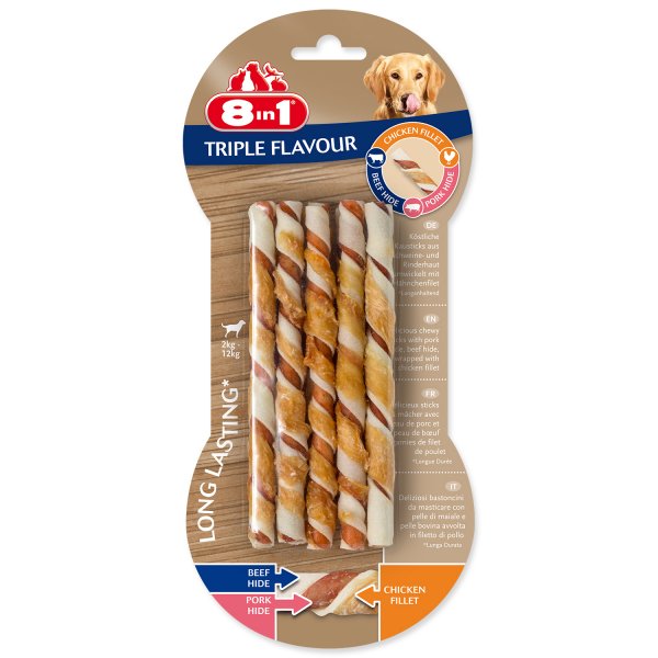 Pochoutka 8in1 Triple Flavour sticks (10ks)