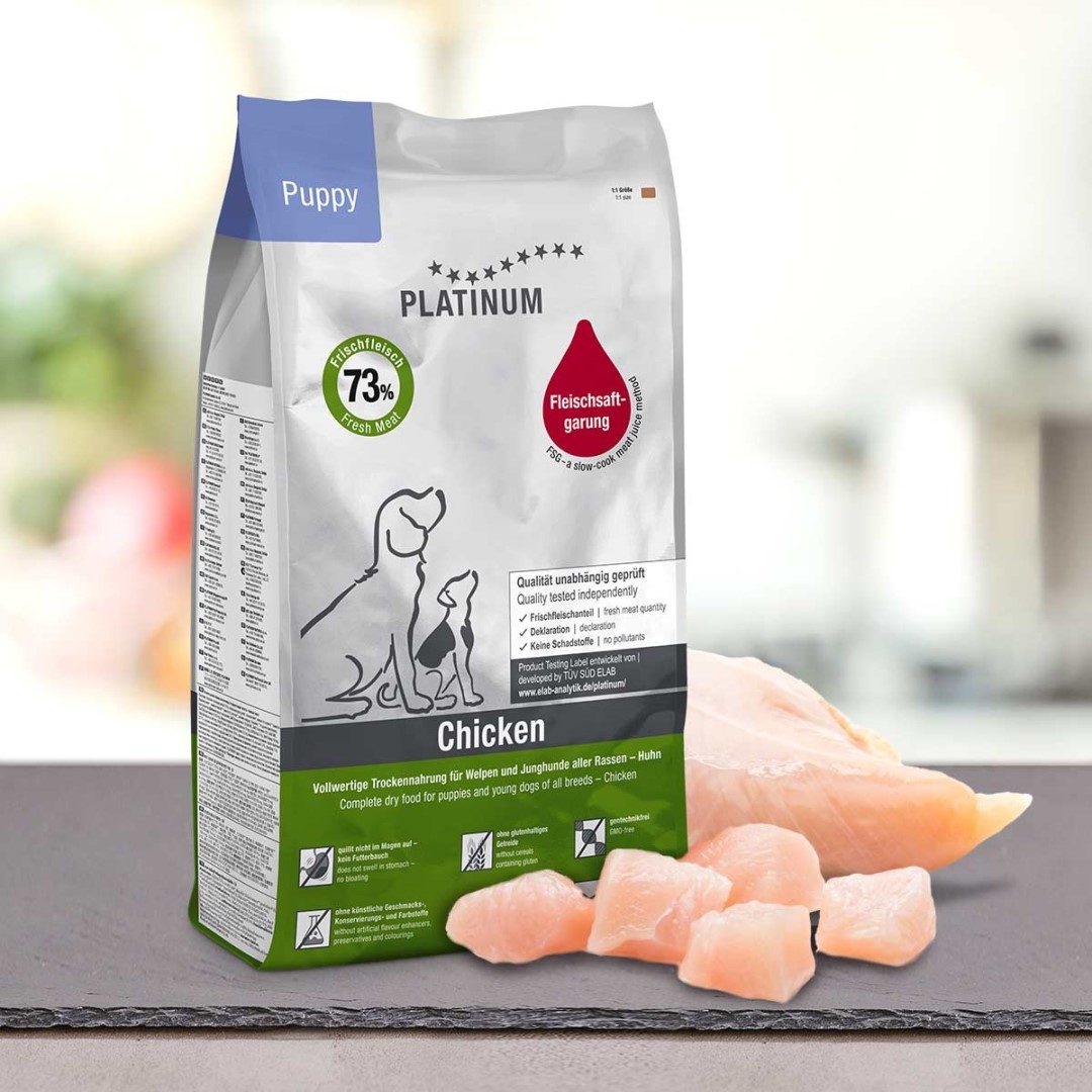 Platinum Natural Puppy Chicken 3 x 5 kg