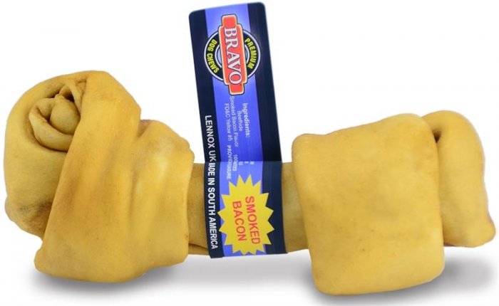 Buvolí uzel slanina 18 cm PetsUp