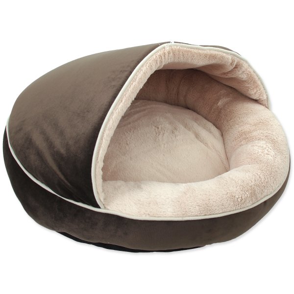Pelíšek DOG FANTASY Comfy3 čokoládový 50 cm 1ks