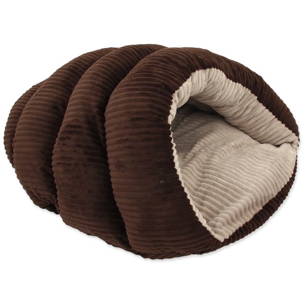 Pelíšek DOG FANTASY Comfy2 tmavě hnědý 55 cm 1ks