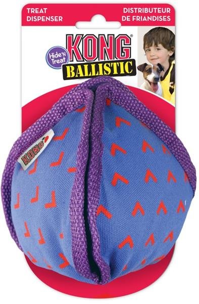 Hračka textil Ballistic plnící míč Kong