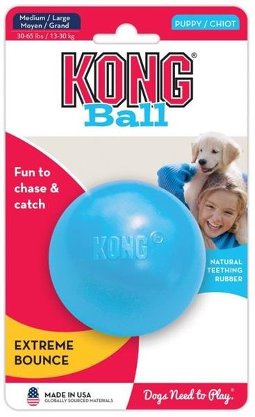 Hračka puppy guma míč M/L Kong