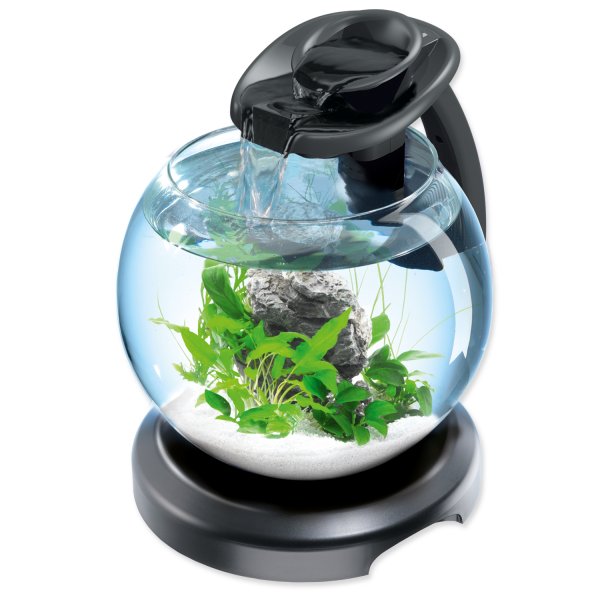 Akvárium set TETRA Globe Duo Waterfall černé 6,8l