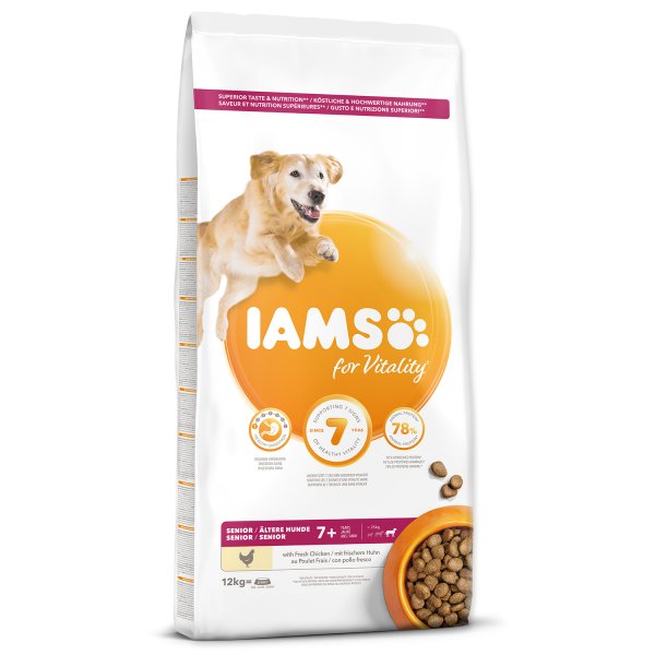IAMS Dog Senior Large Chicken 12kg