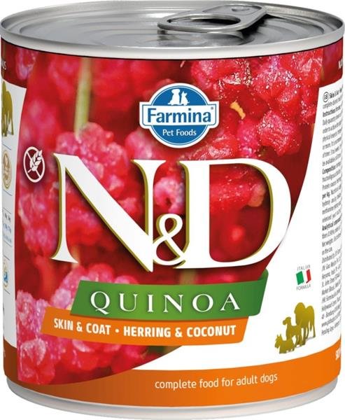 N&D DOG QUINOA Herring & Coconut 285g