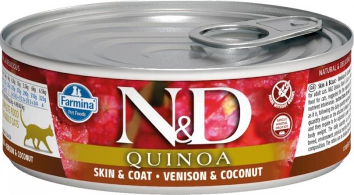 N&D CAT QUINOA Venison & Coconut 80g