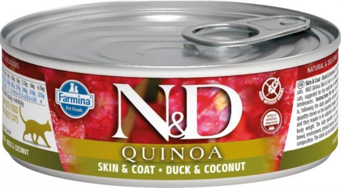 N&D CAT QUINOA Duck & Coconut 80g