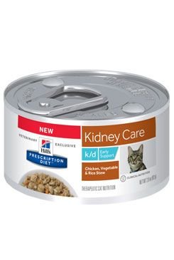 Hills Prescription Diet Feline Stew k/d kuře a zelenina konzerva 82 g