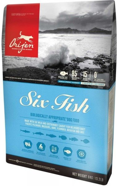 Orijen Dog Six Fish 2 x 11,4kg