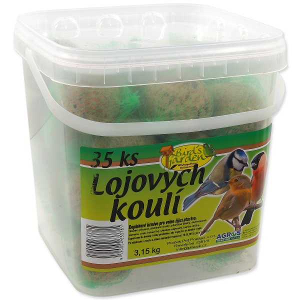 Koule lojová 35ks dóza plast 3,15kg