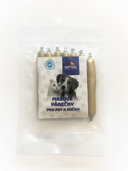 Masové párečky ryba 105g