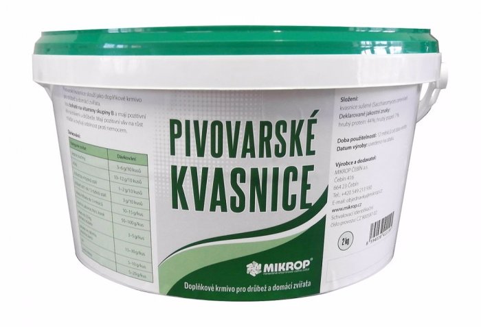 Mikrop Pivovarské kvasnice pro drůběž 2kg