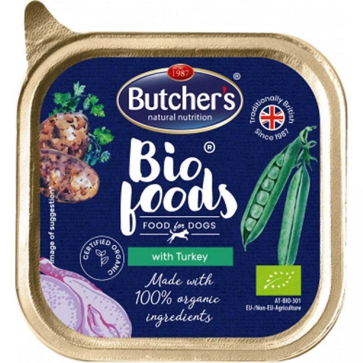 Butcher´s Dog Bio s krůtou vanička 150g