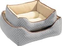 Pelech čtverec White Hunter, šedý 40 x 40 cm