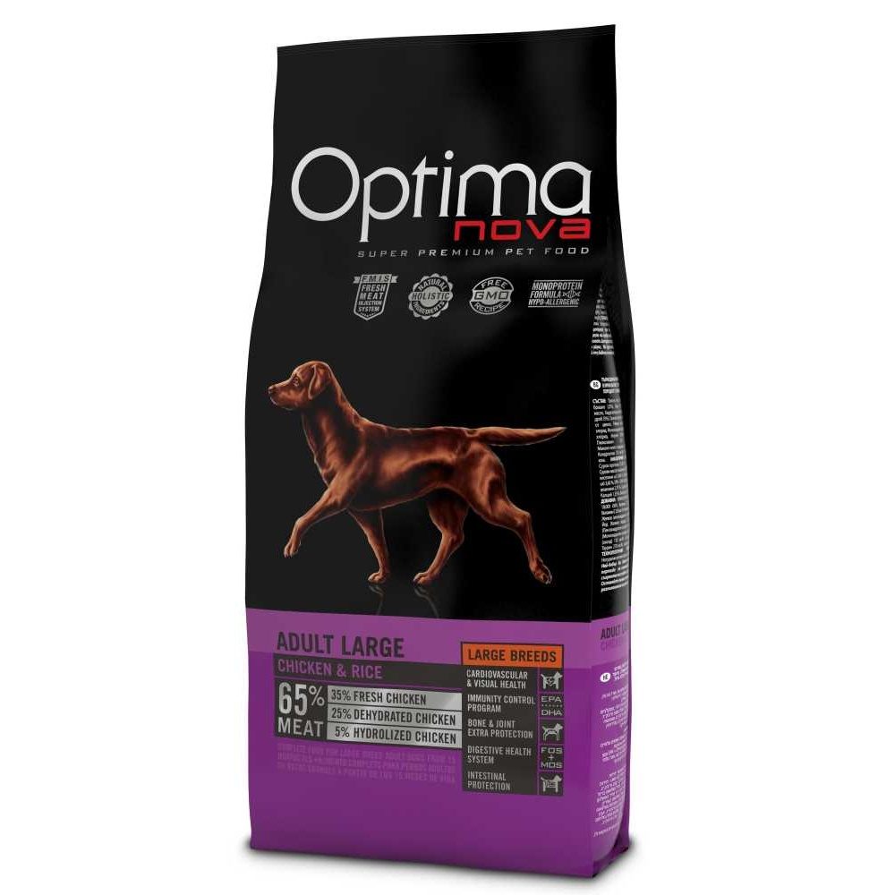 OPTIMAnova Dog Adult Large Chicken & Rice 12 kg