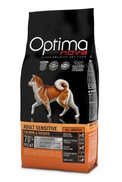 OPTIMAnova Dog Adult Sensitive Salmon & Potato GF 12 kg