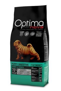 OPTIMAnova Dog Puppy Digestive Rabbit & Potato GF 2 kg