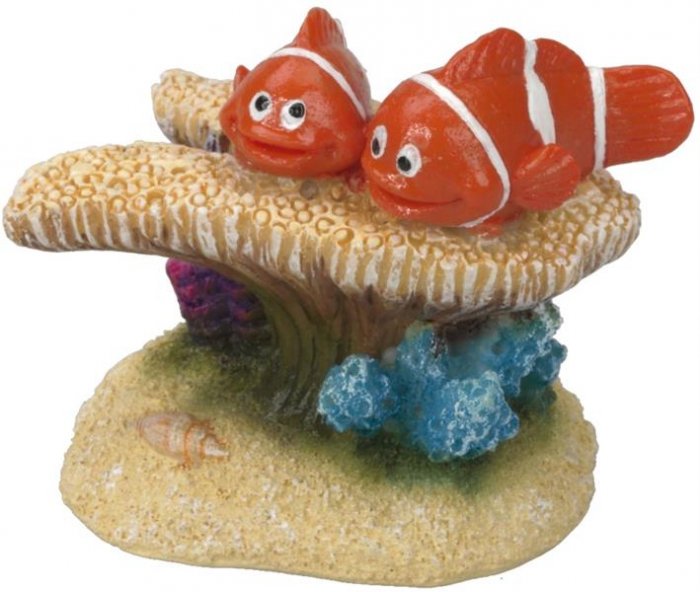 Dekorace do akvária  - Klauni na sasance 6x3,5x5cm Aqua Della