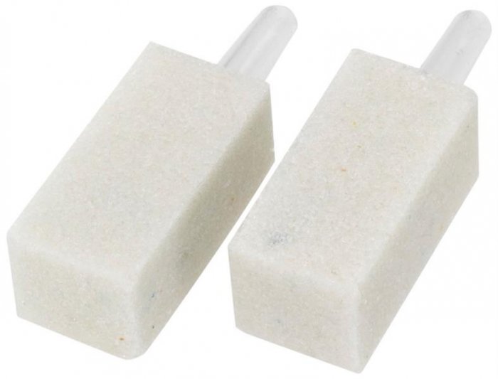 Vzduchovací kámen - hranol, bílý 3x1,5x1,5cm, 2ks Duvo+