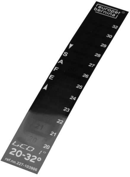 Teploměr LCD nalepovací 20-32°C Duvo+