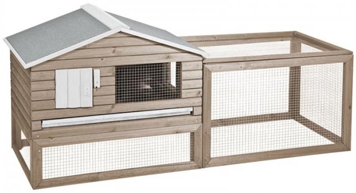 Králíkárna s výběhem Snoozer Duvo+ 158x61x75cm
