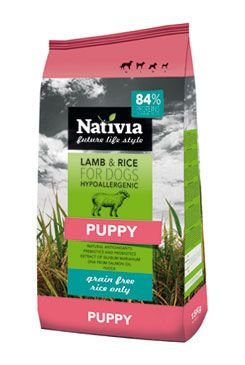 Nativia Dog Puppy Lamb & Rice 3kg