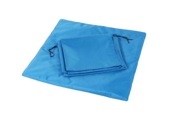 Záclonky do výstavních klecí 70 x 140 cm modrá